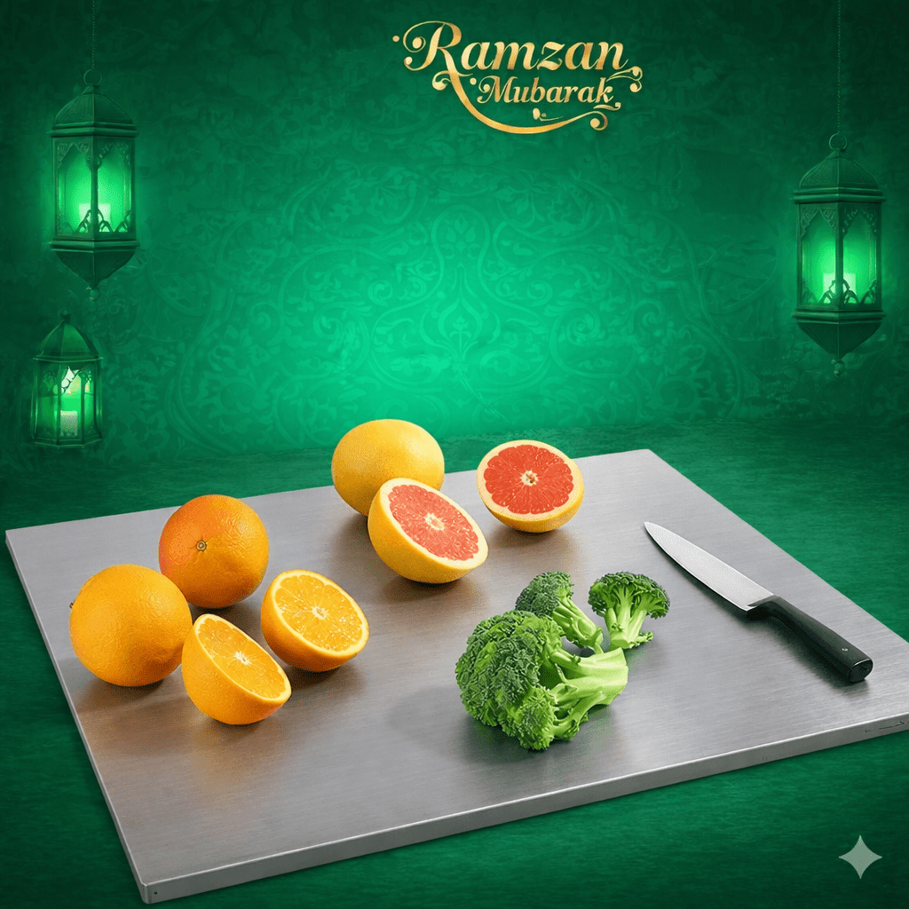 Stainless Steel Kitchen Cutting Board, Hygienic & Easy to Clean, Cutting Board