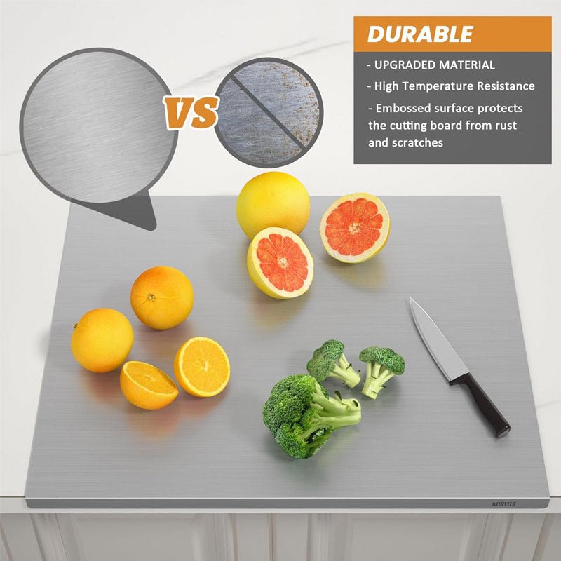 Stainless Steel Kitchen Cutting Board, Hygienic & Easy to Clean, Cutting Board