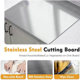 Stainless Steel Kitchen Cutting Board, Hygienic & Easy to Clean, Cutting Board