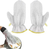 Steel Heavy-Duty PVC Waterproof Gloves