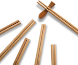 Set Of 10 Bamboo Sticks, Wooden Bamboo Chopsticks, Reusable Japanese Chopsticks, Non Slip Food Chop Sticks, Natural Kitchen Chopsticks, Household Bamboo Chopsticks, Kitchen Restaurant Home Tableware