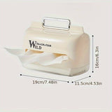 Solid Tissue Paper Box, Napkin Dispenser Container, Desktop Tissue Holder, Multipurpose Scarves Box, Modern Style Handkerchief Box