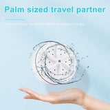 2 in 1 Ultrasonic Turbo Washing Machine, Portable Travel Washer, Air Bubble And Rotating Mini Ultrasonic Washing Machine,  Portable Removes Dirt Washer, USB Cable Machine for Travel
