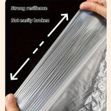 Set Of 10 Disposable Table Cover, PVC Round Waterproof Cover, Transparent Elastic Edged Tablecloth, Home Disposable Table Protection Cover