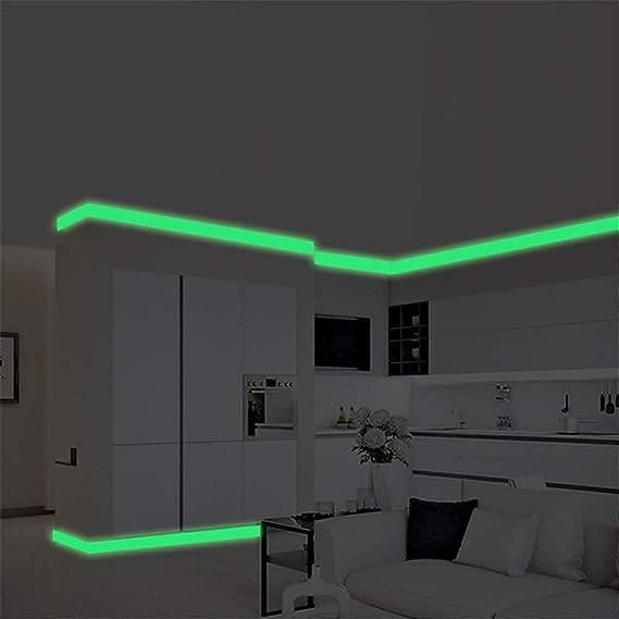 Dark Glowing Tape, Self-adhesive Luminous Tape, Glow In The Dark Tape, Green Luminous Tape, Decorative Fluorescent Tape, Dark Sticker Tape, Night Self Adhesive Glow Tape