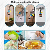 Water Purifier Tap, Water Filter Nozzle, Household Kitchen Home Carbon Faucet, Multi Layer Fine Faucet Filter, 6 Layer Faucet Filter, Universal Kitchen Faucet Water Tap Heads, Anti Spill Water Saving Water Filter for Kitchen Home Bathroom
