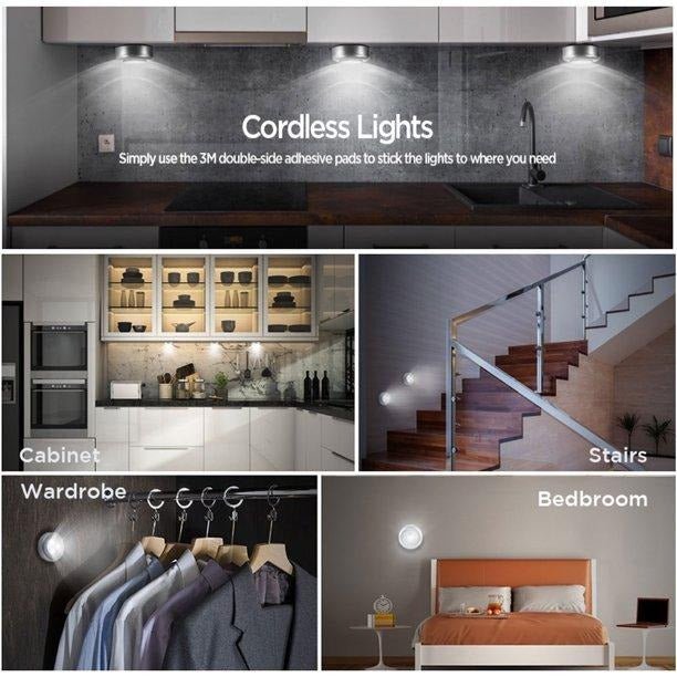 Tap Touch Wireless LED Light – Battery Operated & Portable