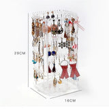Transparent Acrylic 360° Rotating Jewelry Organizer