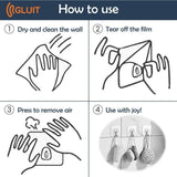 Transparent Drill‑Free Wall Hooks | Heavy‑Duty Adhesive Hooks (10Pcs)