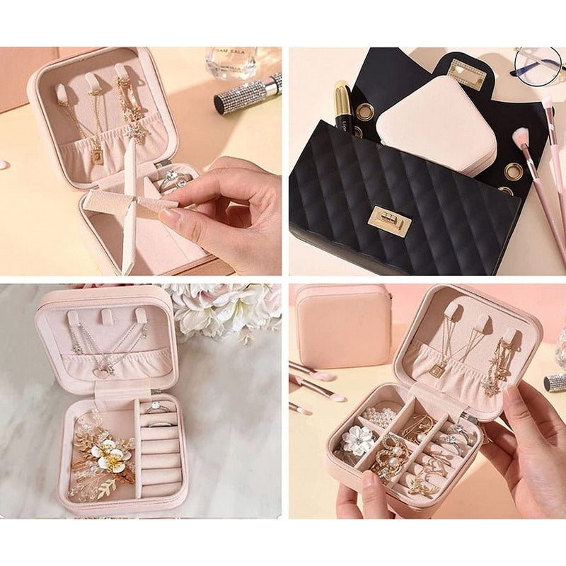 Travel Mini Jewelry Organizer – Portable Storage Box for Accessories