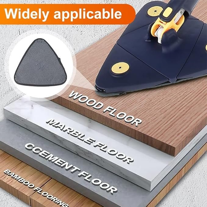 Triangle Mop Replacement Pads – Washable Microfiber Cleaning Pads