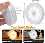 Motion Sensor LED Night Light – Wireless Rechargeable Cabinet & Stair Light with Magnetic Mount (PACK OF 2)