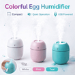 USB Portable Air Humidifier | 3‑in‑1 Cool Mist Humidifier with Silent Mode & LED Light