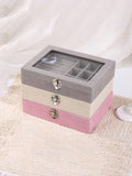 Velvet Ring and Earrings Organizer – Elegant Jewelry Storage Box