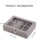 Velvet Ring and Earrings Organizer – Elegant Jewelry Storage Box