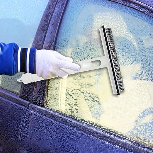 Multifunctional Window Spray Wiper, Double Sided Window Cleaner Squeegee Wiper, Glass Wiper for Bathroom Mirror Windshield, 3 in 1 Spray Scrape Cleaning Tool, Household Kitchen Bathroom Cleaning Wiper