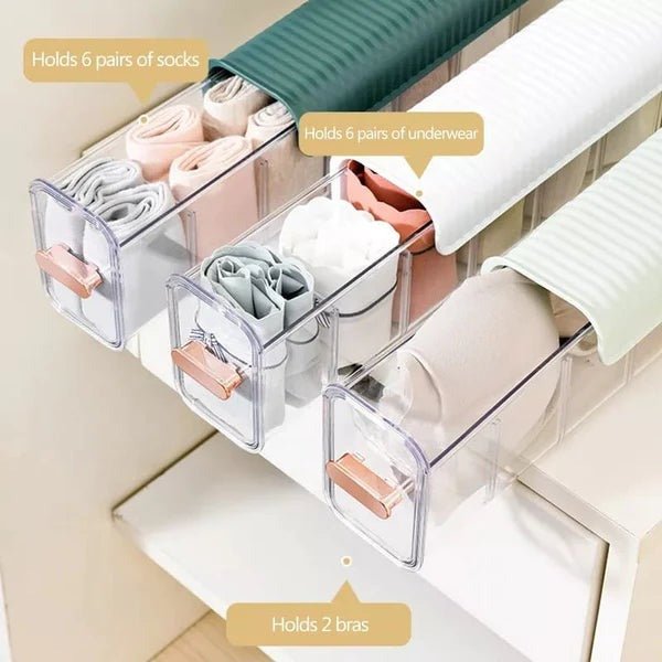 Wall Mounted Spice Storage Box – 6 Compartment Moisture-Proof Organizer
