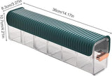 Wall Mounted Spice Storage Box – 6 Compartment Moisture-Proof Organizer