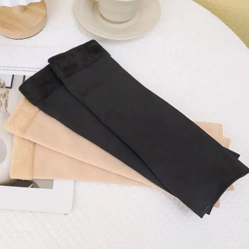 Women Men Winter Leg Warmer Warm Knee Brace Pad Thicken Knee Warmers Knee Stocking Tights