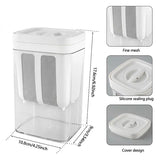 Greek Yogurt Strainer, 1100ml Fine Mesh Strainer with Bag & Lid | Multi Yoghurt Maker Strainer for Thick Greek Yogurt, Soybean Milk, Kefir, Berries, Soup, Fruit Juice & Coffee